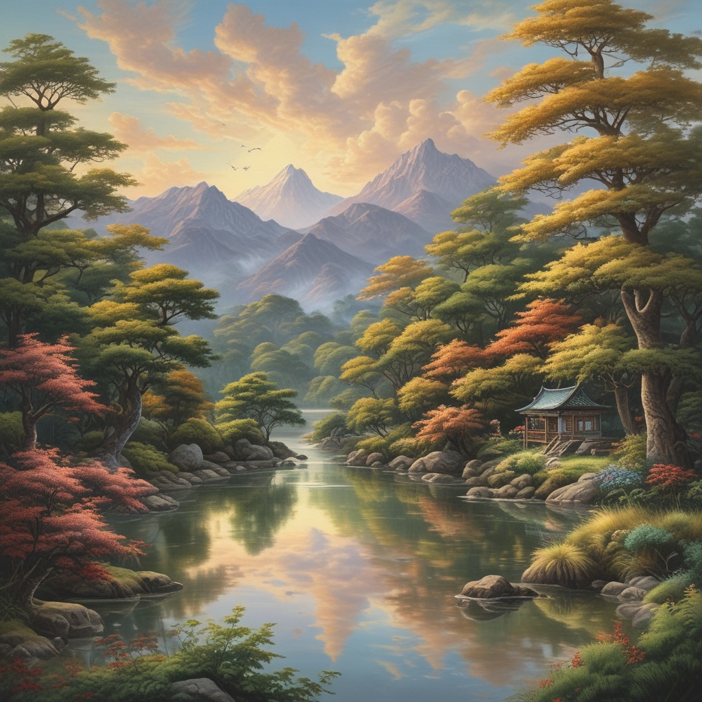 自然の風景が背景の写真